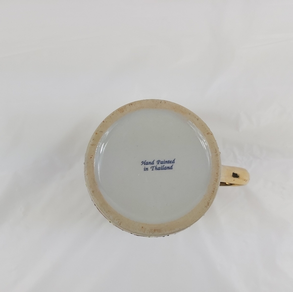 - CERAMIC goldtone painted cup Raja's fashion - Picture 10 of 12